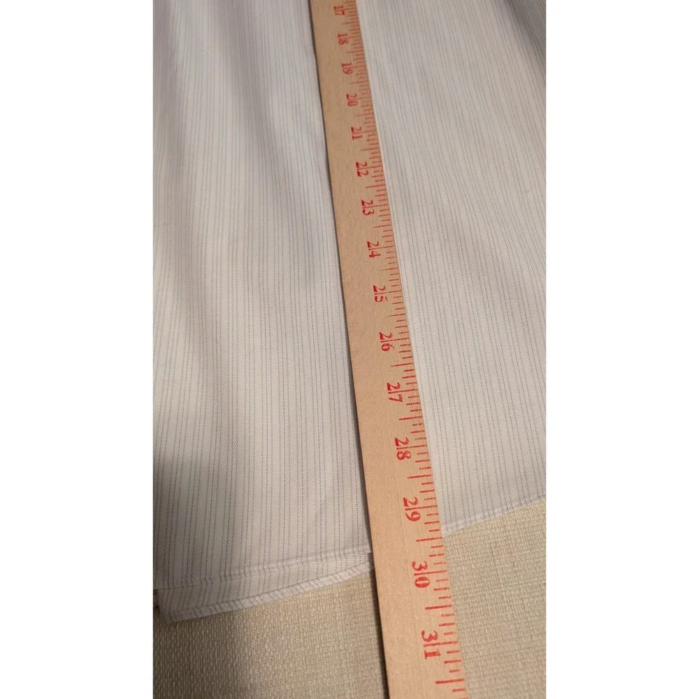 Brooks Brothers Shirt Men's 17 Pinstripe Long Sleeve Dress Button Up 32-33